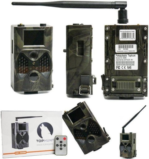 TOPHUNT FOTOPUŁAPKA KAMERA LEŚNA HC300M + KARTA PAMIĘCI microSD GOODRAM UHS1 CL10 32GB