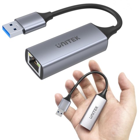 UNITEK Adapter Unitek U1309A przejściówka USB-A 3.1 Gen1 RJ45 1000Mbps