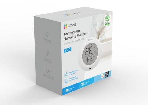EZVIZ Czujnik temperatury i wilgotności T51C EZVIZ