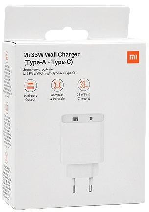XIAOMI Ładowarka USB Xiaomi Mi 33W Wall Charger (Type-A+Type-C)