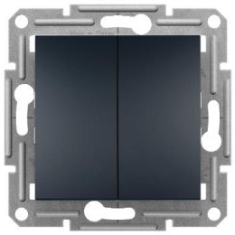 SCHNEIDER Łącznik podwójny schodowy bez ramki Schneider Asfora EPH0600371 antracyt