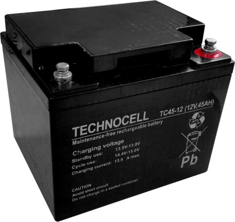 TECHNOCELL Akumulator AGM TECHNOCELL serii TC 12V 45Ah