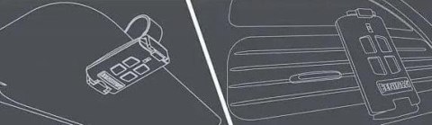 BENINCA Uchwyt pilota Beninca TO.CLIP (do pilotów TO.GO A/VA)