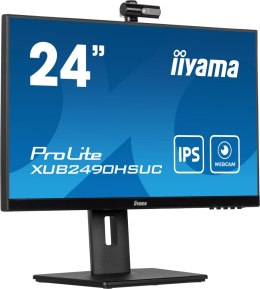 IIYAMA Monitor LED IIYAMA XUB2490HSUC-B5 kamera IPS HAS PIVOT
