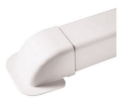 IVENSIS Maskownica ścienna IPWE80 biała Ivensis IPWE80