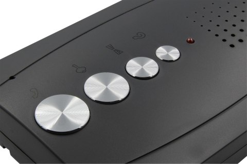 EURA DOMOFON ''EURA'' ADP-51A3 ''DIFESA'' - 1-rodzinny, 2 unifony, interkom, grafit