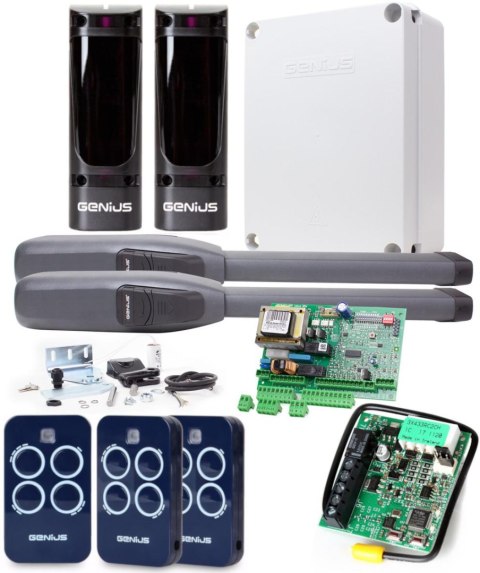 GENIUS Zestaw GENIUS SIROCCO 250 do 5m bram dwuskrzydłowych