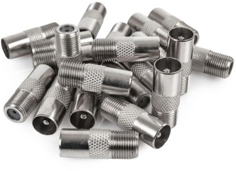 SPACETRONIK Gniazdo F / Wtyk TV Spacetronik TV-IECM01 100 szt. (23731)