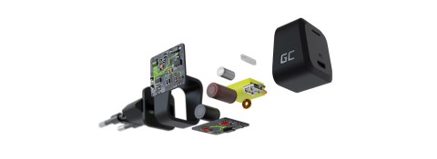 GREEN CELL ŁADOWARKA SIECIOWA Green Cell POWERGAN 33W 1xUSB-C CHARGC06W