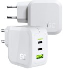 GREEN CELL ŁADOWARKA SIECIOWA Green Cell POWERGAN 65W 2xUSB-C 1xUSB-A CHARGC08W