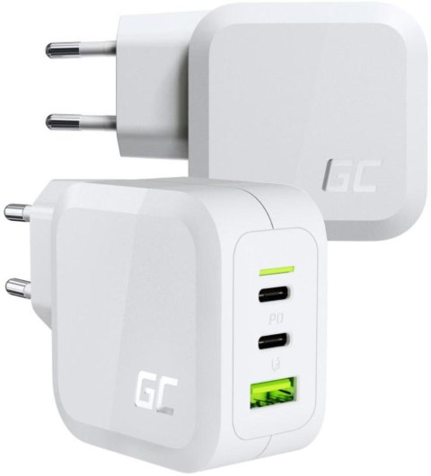 GREEN CELL ŁADOWARKA SIECIOWA Green Cell POWERGAN 65W 2xUSB-C 1xUSB-A CHARGC08W