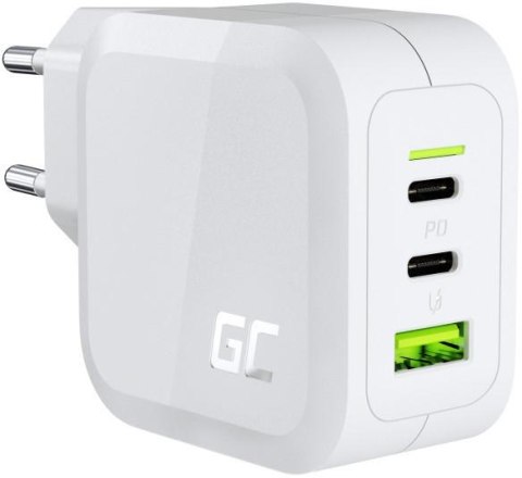 GREEN CELL ŁADOWARKA SIECIOWA Green Cell POWERGAN 65W 2xUSB-C 1xUSB-A CHARGC08W