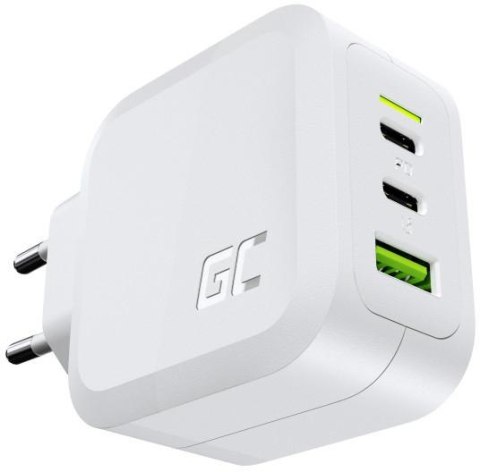 GREEN CELL ŁADOWARKA SIECIOWA Green Cell POWERGAN 65W 2xUSB-C 1xUSB-A CHARGC08W