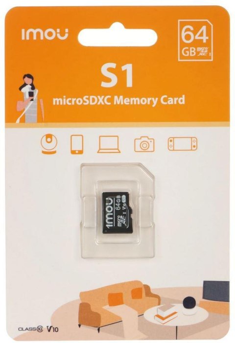 IMOU Karta pamięci microSD IMOU ST2-64-S1 64GB
