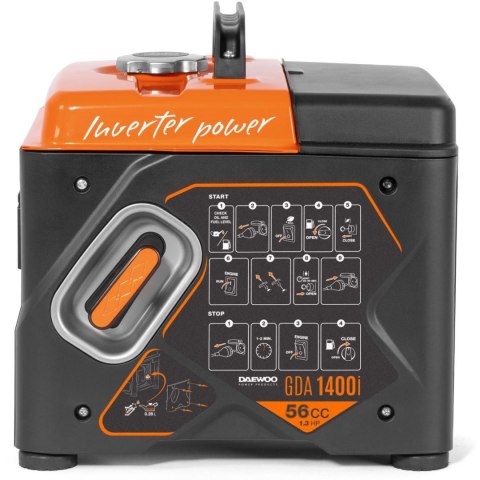 DAEWOO POWER PRODUCTS AGREGAT PRĄDOTWÓRCZY INWERTOROWY DAEWOO GDA 1400i 1.2kW