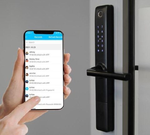 EURA Klamka z kontrolerem dostępu EURA ELH-20H4 Black