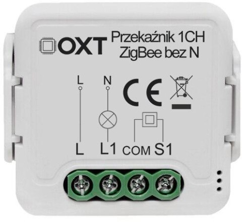 OXT Moduł OXT mini przekaźnik 1 obw. bez N ZigBee TUYA
