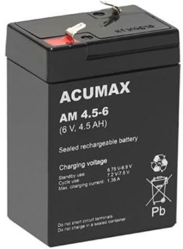 ACUMAX Akumulator AGM ACUMAX serii AM 6V 4,5Ah