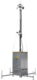 CAMSAT Mobilna wieża do zdalnego wideomonitoringu CCTV iCAM-TOWER AI 5MQ3