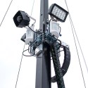 CAMSAT Mobilna wieża do zdalnego wideomonitoringu CCTV iCAM-TOWER AI 5MQ3