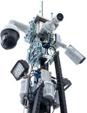 CAMSAT Mobilna wieża do zdalnego wideomonitoringu CCTV iCAM-TOWER AI 5MQ3