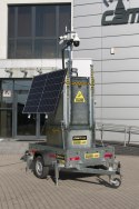 CAMSAT Mobilna wieża do zdalnego wideomonitoringu CCTV iCAM-TOWER AI 5MQ3