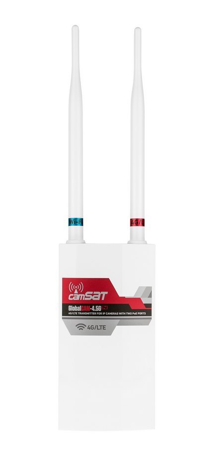 CAMSAT ROUTER LTE / 4G / 3G ZEWNĘTRZNY CAMSAT GLOBALCAM-4.5G 2PoE