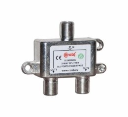 CORAB ROZGAŁĘŹNIK-SPLITER 5-2400 Mhz CORAB 2 DROŻNY Z PRZEJŚCIEM NAPIĘCIA