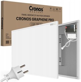 CRONOS HEATERS Panel grzewczy IR CRONOS Graphene PRO CGP-700TWP White