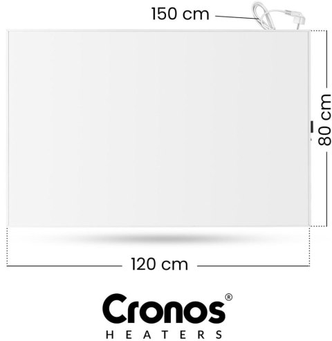 CRONOS HEATERS Panel grzewczy IR CRONOS Synthelith PRO CRP-980TWP White