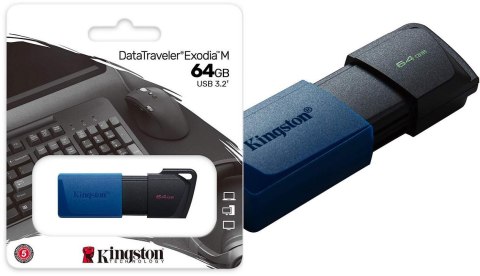 KINGSTON Pendrive Kingston Data Traveler Exodia M 64GB USB3.2 Gen1