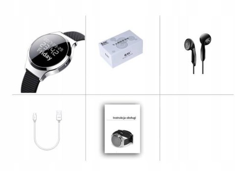 LUXURY-GOODS Dyktafon JNN S8 32GB zegarek szpiegowski detekcja