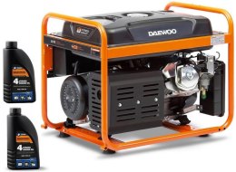 DAEWOO POWER PRODUCTS ZESTAW AGREGAT PRĄDOTWÓRCZY DAEWOO GDA 6500E 5.5kW + 2x GENERATOR OIL SAE 10W-30 DWO 600