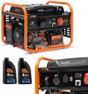 DAEWOO POWER PRODUCTS ZESTAW AGREGAT PRĄDOTWÓRCZY DAEWOO GDA 7500DPE-3 6.5kW + 2x ENERATOR OIL SAE 10W-30 DWO 600