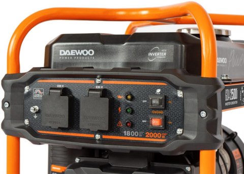 DAEWOO POWER PRODUCTS ZESTAW AGREGAT PRĄDOTWÓRCZY INWERTOROWY DAEWOO GDA 2500i 2.0kW + GENERATOR OIL SAE 10W-30 DWO 600