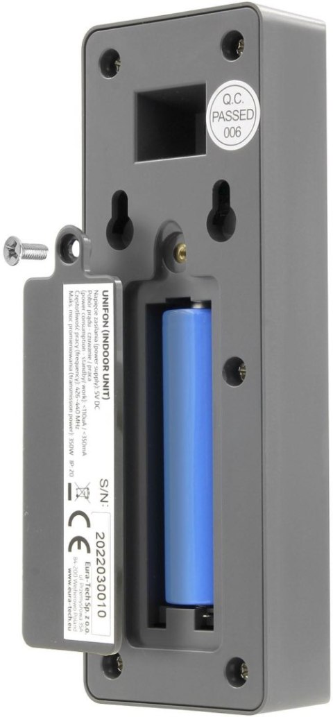 EURA Domofon bezprzewodowy EURA ADP-80A3 grafit