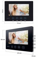 EURA WIDEODOMOFON EURA VDP-90A3 DELTA + czarny monitor TUYA