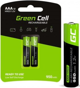 GREEN CELL AKUMULATORKI Green Cell 2x AAA HR03 950mAh GR07