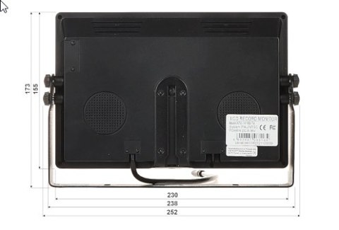 INNY MONITOR SAMOCHODOWY ATE-TFT09-T4 9 " AUTONE
