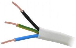 MERCOR Przewód elektryczny drut płaski YDYp 450/750V 3x1,5mm2 50m MERCOR