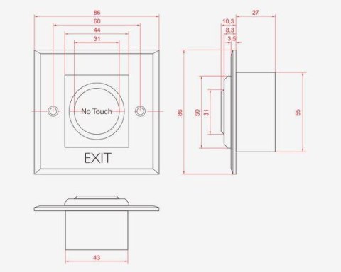 SCOT Czujnik zbliżeniowy SCOT BT-5B/IR