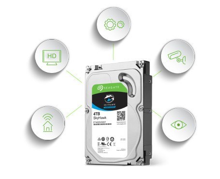 SEAGATE Dysk HDD Seagate SkyHawk ST4000VX016 4TB