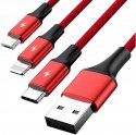 UNITEK Unitek 3-in-1 USB Kabel ładujący C4049RD
