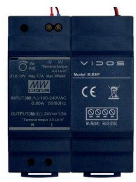 VIDOS Skrzynka na listy z wideodomofonem i monitorem VIDOS DUO S1201A-SKM/M1022W