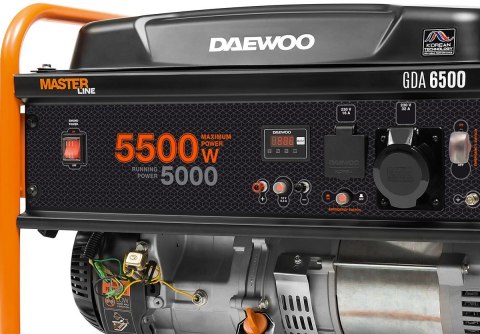 DAEWOO POWER PRODUCTS AGREGAT PRĄDOTWÓRCZY DAEWOO GDA 6500E 5.5kW