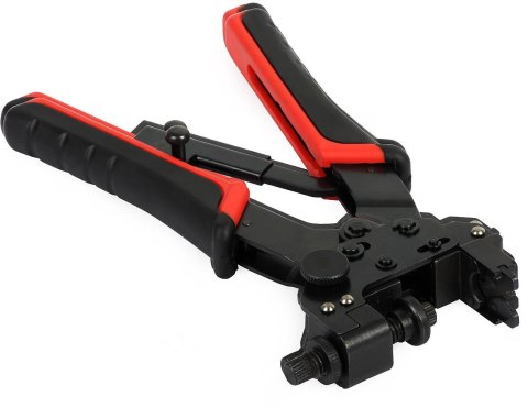 DIPOL Zaciskacz/zaciskarka MASTER (E80078) do złączy prostych oraz kątowych BNC, F, IEC, RCA