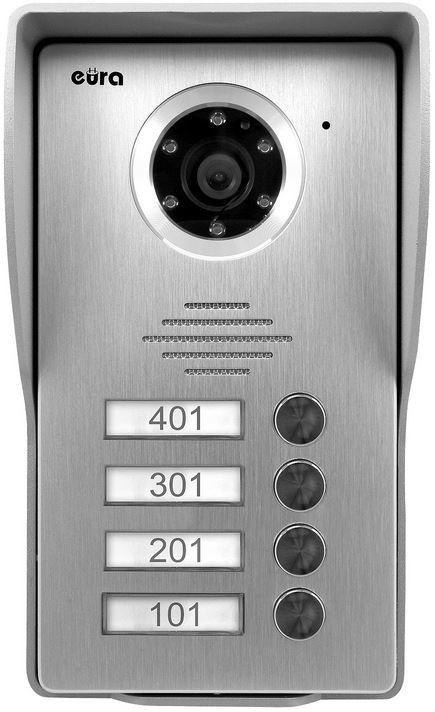 EURA Kaseta zewnętrzna EURA wideodomofonu VDA-35A3 "CONNECT" 4-rodzinna