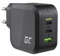 GREEN CELL ŁADOWARKA SIECIOWA Green Cell PowerGan 65W 2xUSB-C 1xUSB-A CHARGC08