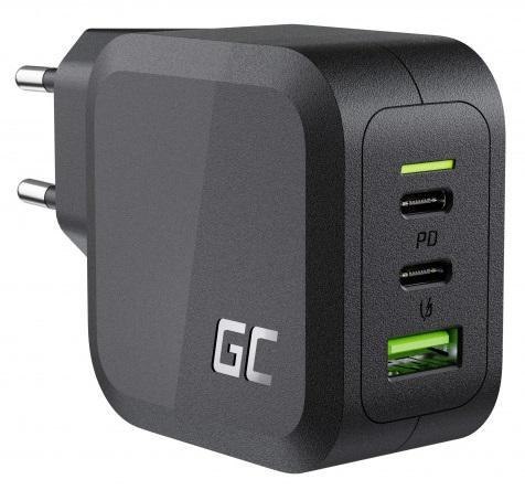 GREEN CELL ŁADOWARKA SIECIOWA Green Cell PowerGan 65W 2xUSB-C 1xUSB-A CHARGC08