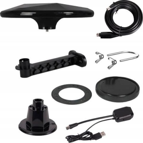 MISTRAL Antena DVB-T2 Mistral MI-ANT07 UFO - CZARNA